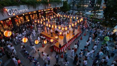 飲食の屋台や遊べる出店、昔ながらの夏まつりを楽しめる『東京ソラマチ 夏まつり』現在開催中！3年ぶりに東京スカイツリータウンで盆踊りも開催【8月3日(水)まで】