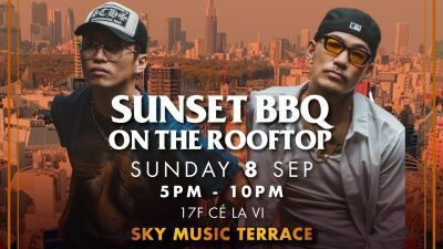 EP『EX』をリリースした百足＆MABU、9月8日(日) 渋谷CÉ LA VI TOKYO開催の「SUNSET BBQ ON THE ROOFTOP」に登場！【20歳未満入場可能】