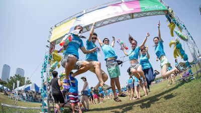 水掛け×マラソン×音楽エンタメフェス「Water Run 2019」の日割りラインナップ発表！エリアマップも解禁