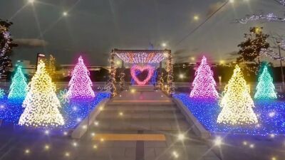 高さ170cmのハートのイルミネーションも登場！大阪府泉南市『Sennan Park Light Up vol.5』2024年12月21日 (土) 〜2025年2月28日 (金) まで開催