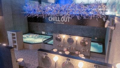 銭湯の中でお花見が出来る!?リラクゼーションドリンク「CHILL OUT（チルアウト）」が「桜チル（散る）銭湯」で極上の五感リラックス体験を提供、渋谷・改良湯にて4月12日（月）より期間限定開催