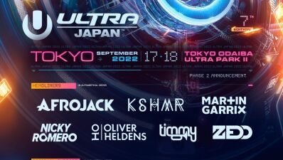 【ULTRA JAPAN 2022】9月17日 (土) ＆18日 (日) にお台場で開催されるビッグフェスティバル、遂に全ラインナップ公開！