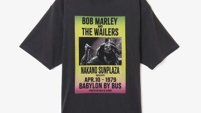 スニーカー・ショップ『atmos』とレゲエの神様『BOB MARLEY (ボブ・マーリー）』のコラボレーションTシャツ第2弾が2024年8月17日 (土) より発売開始