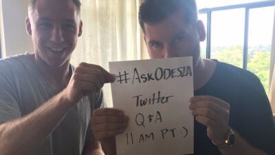 人気デュオODESZA、Twitterでファンの質問に一問一答