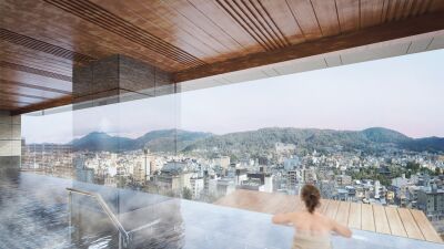 京都・四条河原町にリーズナブルに天然温泉を楽しめる『四条河原町温泉　空庭テラス京都』と、露天風呂付き客室で温泉をラグジュアリーに楽しめる『四条河原町温泉　別邸　鴨川』が2022年6月20日プレオープン