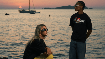 スペイン、イビザの有名ナイトクラブ「Hï Ibiza」とラグジュアリーストリート・ブランド「PALM ANGELS」による限定コラボカプセルコレクションTシャツが現在販売中、お値段約4万1,000円