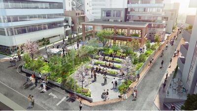 渋谷区立北谷公園が2021年4月1日にリニューアル開園！「BLUE BOTTLE COFFEE」が出店、屋根付き広場では展示会やワークショップ等のイベントも