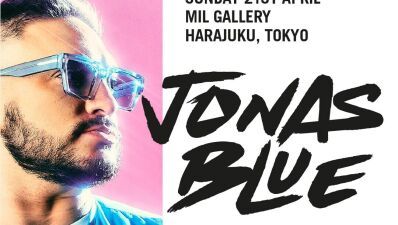 来週に東京と大阪の2公演を控えたJonas Blue (ジョナス・ブルー）、1日限定のポップ・アップ・ストアが原宿に4月21日 (日) オープン、当日は本人も来場！