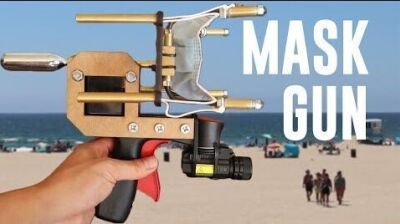 アメリカの人気Y ouTuber、Allen Pan（アレン・パン）、マスクをしていない人に強制的にマスクを着けさせる「マスク・ガン」を開発！