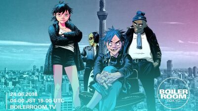 【iFLYERチケット】GORILLAZ、22日に日本で開催のワールドプレミアライブがBoiler Roomで配信決定