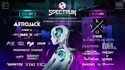 来週末に韓国にて開催される【SPECTRUM 2019】の最終ラインナップ＆タイムテーブルが公開！