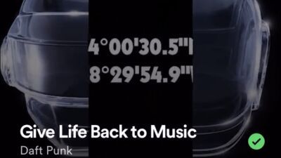 Daft Punk (ダフト・パンク) 、Spotifyの『Random Access Mysteries』各トラックに「5月11日午前10時」というメッセージと座標を隠す。一体何が起きるのか…!?