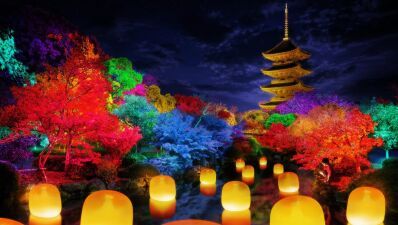 【チームラボ】1200年の歴史を持つ世界遺産・京都の東寺にて「チームラボ 東寺 光の祭 -TOKIOインカラミ」を8月6日（金）から開催