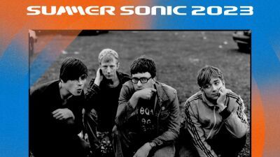 2023年8月に開催する夏フェス『SUMMER SONIC 2023』イギリスを代表するロックバンド BLUR (ブラー) が1組目のヘッドライナーに決定！