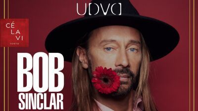 グラミー賞ノミネート経歴を持つフランス人ハウスDJ/プロデューサーBob Sinclar (ボブ・サンクラー) 、6月15日 (土) 渋谷CÉ LA VI TOKYOの人気パーティー「UDVD」に出演