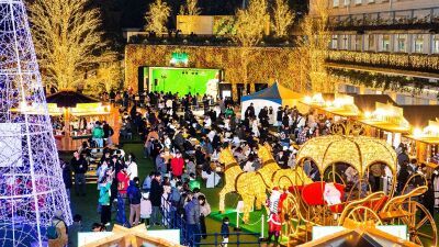 福岡の冬の風物詩「クリスマスアドベント 福岡大名ガーデンシティ」2024年12月25日 (水) まで開催、イルミネーションやクリスマスグッズ、グルメ、ゴスペルやライブ演奏も
