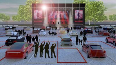 Live Nationがアメリカ初の車外に出てもOKなドライブインコンサートの開催を発表！今後シリーズ化の予定？