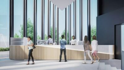 東京スカイツリー(R) 5階でスカイツリーを "真下" から見上げる「LOOK UP CAFE TOKYO SKYTREE」が、スカイツリー開業14周年を迎える2026年5月22日オープン