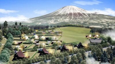 都心から車で約90分の山梨・河口湖エリアに、関東最大級のグランピングリゾート『グランピングB＆V富士山河口湖』が2025年12月にグランドオープン