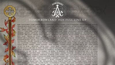【Tomorrowland 2023】全ラインナップ発表！Hardwell (ハードウェル) 、Martin Garrix (マーティン・ギャリックス) ら出演決定！ アーティスト過多で呪文に見える…
