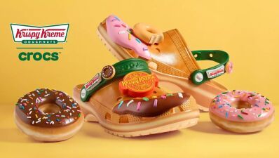 カジュアルフットウェアブランド「Crocs™ (クロックス)」と「クリスピー・クリーム・ドーナツ」がコラボ、2025年8月6日 (水) より発売開始