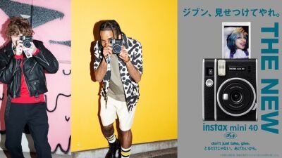 オシャレ過ぎ！クラシックなデザインのインスタントカメラ “チェキ”「instax（インスタックス）mini 40」が新発売!!