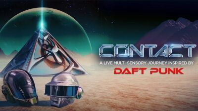 Daft Punk（ダフト・パンク）「ALIVE」ツアーのLEDピラミッドステージや360°プロジェクションマッピングが体験できる多感覚・没入型のトリビュートイベントがアメリカ・ロサンゼルスにて開催