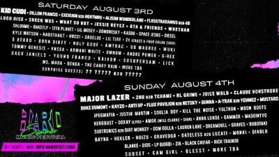 アメリカで8月に開催される【HARD SUMMER】のラインナップが凄いことに！？