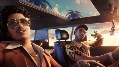 ブルーノ・マーズとアンダーソン・パークによるデュオSilk Sonic（シルク・ソニック）ゲームFortnite（フォートナイト）のアイコンシリーズに登場！超ファンキーに踊る!!
