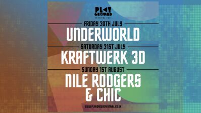 英グラスゴー開催【PLAYGROUND FESTIVAL 2021】ヘッドライナーにKRAFTWERK（クラフトワーク）を発表！ Underworld、Nile Rodgers ＆ Chicも出演