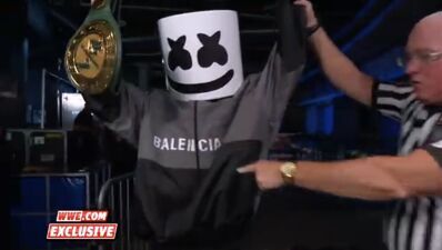 Marshmello（マシュメロ）がWWEに出演!!今度はプロレスラーデビュー!?そしてチャンピオンベルト奪取!?!?