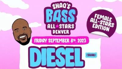 NBA選手SHAQUILLE O'NEAL (シャキール・オニール) のDJ名義・DJ Diesel (DJ ディーゼル) が "女性アーティスト限定" のベース・ミュージック・イベントの開催を発表