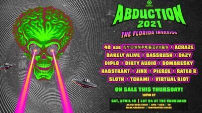 4月10日に開催予定だったInsomniac社の新イベント「Abduction Festival」新型コロナではなく、まさかの別の理由でキャンセルに……!?