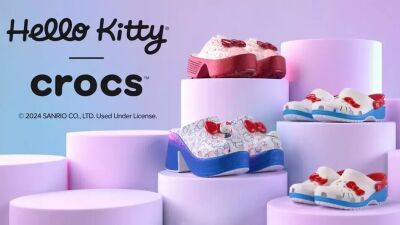 50周年を迎えた『ハローキティ』と『クロックス』によるコラボレーションアイテムが2024年1月18日より発売！ヒールや厚底モデルのサンダルも