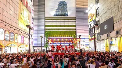 歌舞伎町のど真ん中で盆踊り！8月14日・15日の2日間、新宿・歌舞伎町シネシティ広場にて『歌舞伎町BON ODORI』が開催