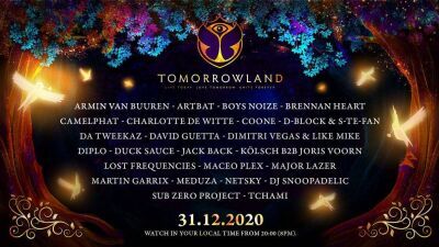 【Tomorrowland NYE】Armin van Buuren、Major Lazer、Tchami、Boys Noizeら14アーティストのDJ MixもApple Musicに追加
