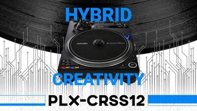 【Pioneer DJ】トーンアームフリーのDVS演奏とアナログレコード再生を実現するデジタル・アナログ ハイブリッドターンテーブル「PLX-CRSS12」2023年9月中旬発売