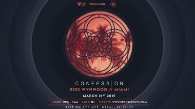 Tchamiが主宰するConfessionがMiami Music Weekのクロージングパーティを開催