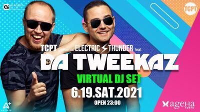 6月19日、新木場ageHa開催「TCPT presents ELECTRIC THUNDER」にはHardstyleスーパースターユニット、DA TWEEKAZ（ダ･ツイーカズ）がVR出演！