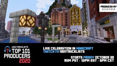 1001Tracklistsによるデータのみを基にしたランキング【Top 101 Producers 2020】開催、Twitch、Minecraftでのライブ配信イベントも決定！