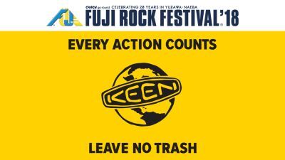 【FUJI ROCK FESTIVAL’18】KEEN ブースでフェスの「OSAHO」を学んでネックチューブをもらおう！