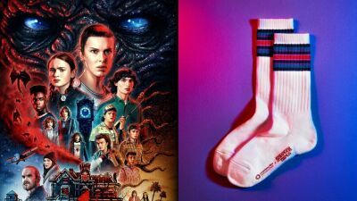 Netflix シリーズ『Stranger Things：ストレンジャー・シングス 未知の世界4』コラボ靴下＆今治タオルが全国のファミリーマートにて7月12日より発売！