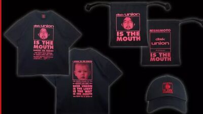 レコードカルチャーを牽引する「diskunion (ディスクユニオン)」とファッションブランド「NISHIMOTO IS THE MOUTH」がコラボ、Tシャツ等のグッズを発表