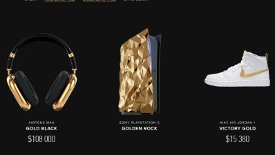 ロシアの超高級ジュエリーブランド「Caviar」から18金でカスタムされたPS5、AIRPODS MAX、NIKE AIR JORDAN 1、Samsung S21発売、PS5のお値段は１億円越え!?