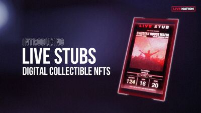 ライブネーションがSwedish House MafiaのツアーのチケットをNFTで販売、ファンがコレクションしたがる "チケットの半券" 代わりにデジタルで収集できる "Live Stubs” 付き