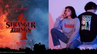 3度のドラマ部門作品賞ノミネート候補歴を持つ Netflix シリーズ『ストレンジャー・シングス』とセレクトショップ『Green Parks』がコラボ第2弾を発表！