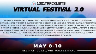 【1001Tracklists Virtual Festival 2.0】開催！今回はなんと「iFLYER公式Twitch」で閲覧可能、iFLYERユーザー同士で楽しくチャットしながら踊り明かそう！