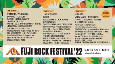 「FUJI ROCK FESTIVAL'22」第三弾アーティストにMOGWAI（モグワイ）、YOASOBI、AWICH、どんぐりず、パソコン音楽クラブ等を発表!!