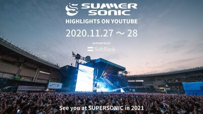 【SUMMER SONIC】過去のライブ映像を放映する「HIGHLIGHTS ON YOUTUBE」を11月27〜28日配信決定！