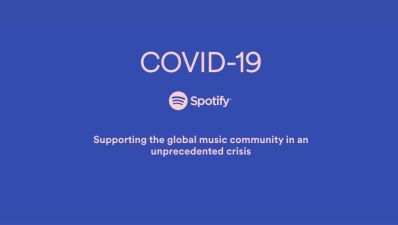 Spotifyが新型コロナウイルスへの被害支援プロジェクト【COVID-19 Music Relief】を発表